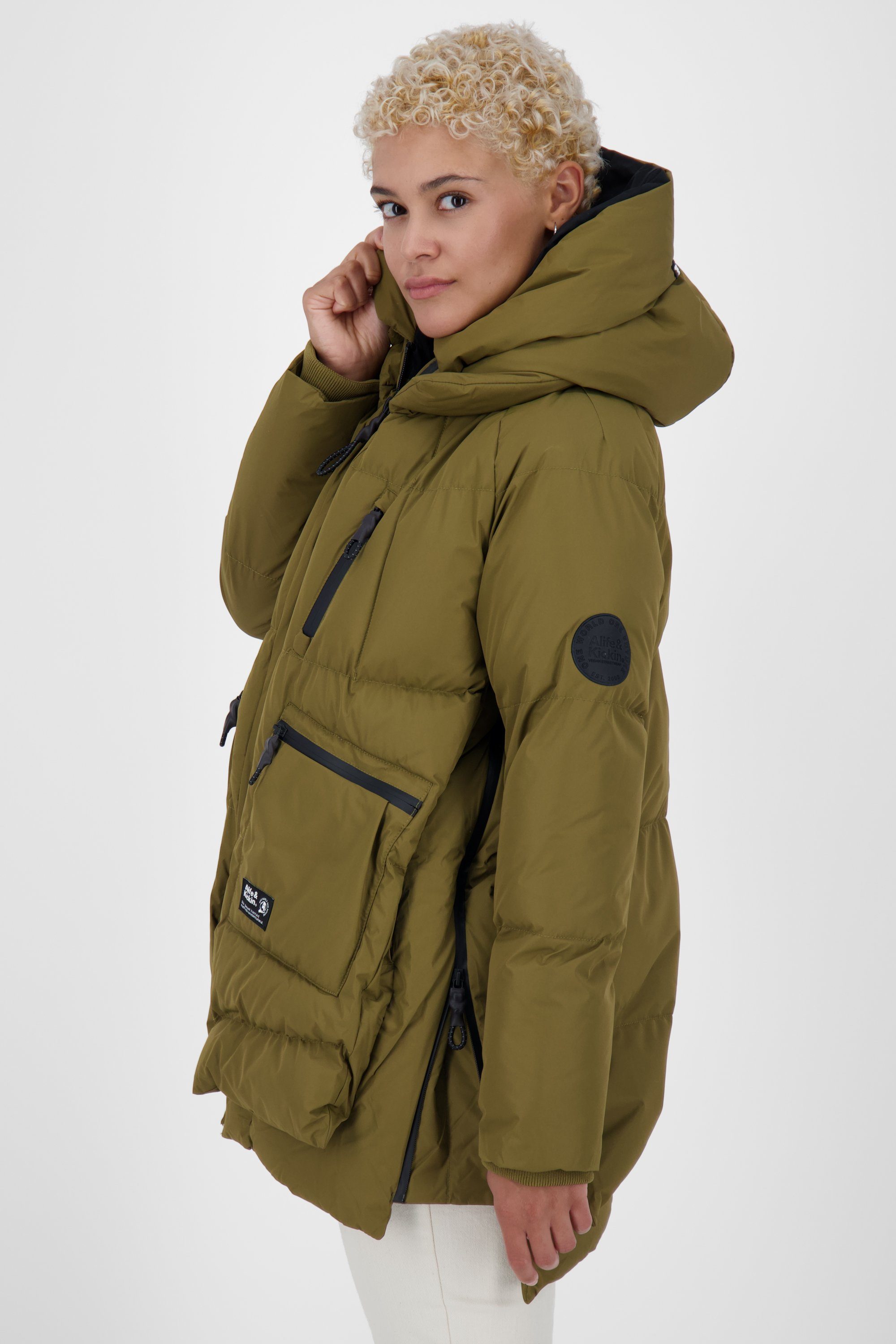 Alife & Kickin Winterjacke RachelAK A Damen Jacke gefütterte Winterjacke, balsam Coat