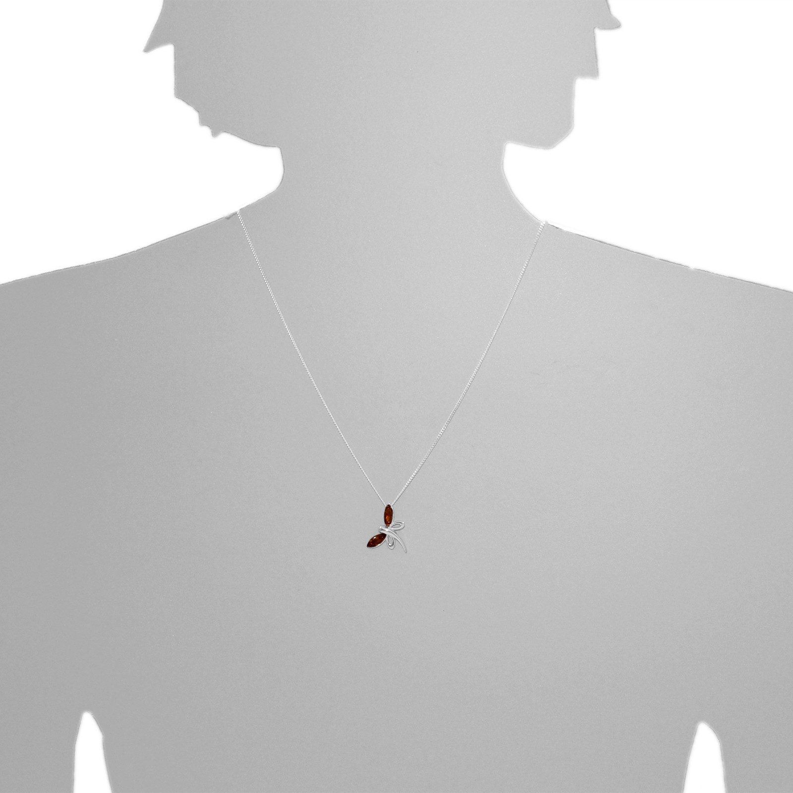 OSTSEE-SCHMUCK Kette mit Anhänger Ostsee-Schmuck Kette mit Anhänger Gleiter günstig online kaufen