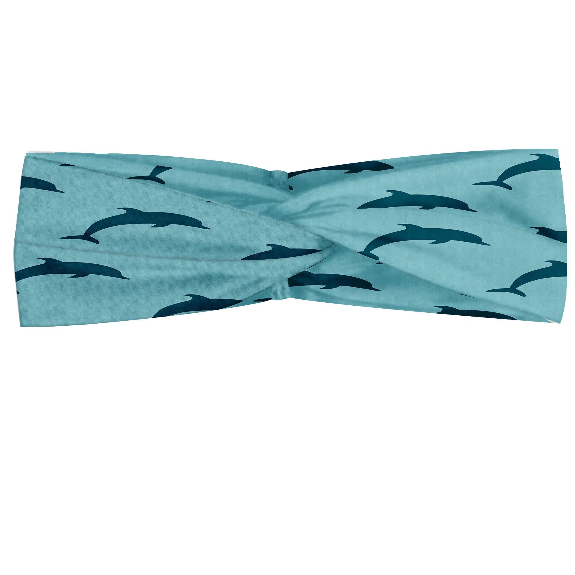 Stirnband Delphin Abakuhaus alltags accessories Marine Wasserfauna Angenehme und Elastisch