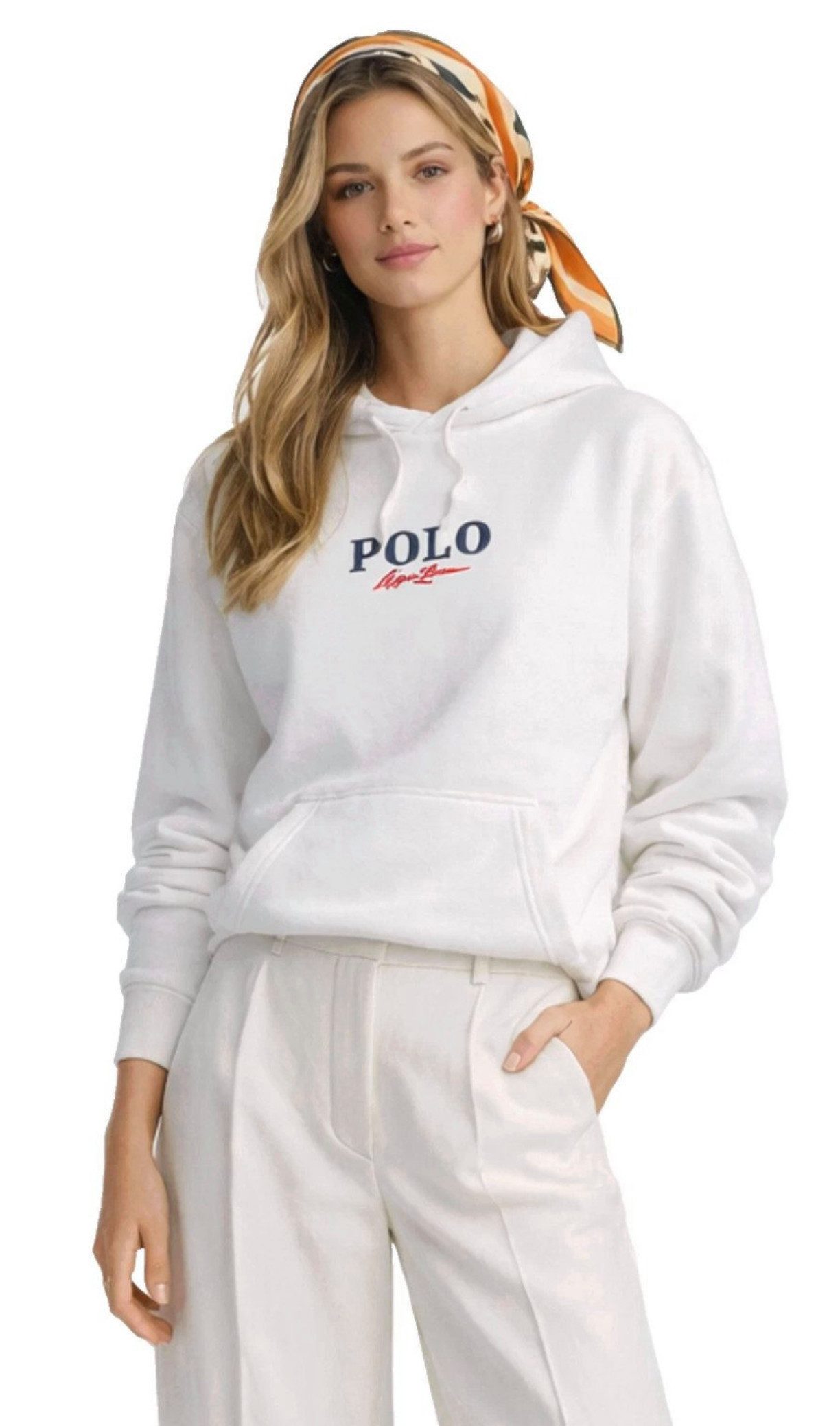 Polo Ralph Lauren Kapuzensweatshirt Damen Fleece Hoodie Sweatshirt mit Kängurutasche Eine sofortige Authentifizierung über das Ralph Lauren-System möglich.