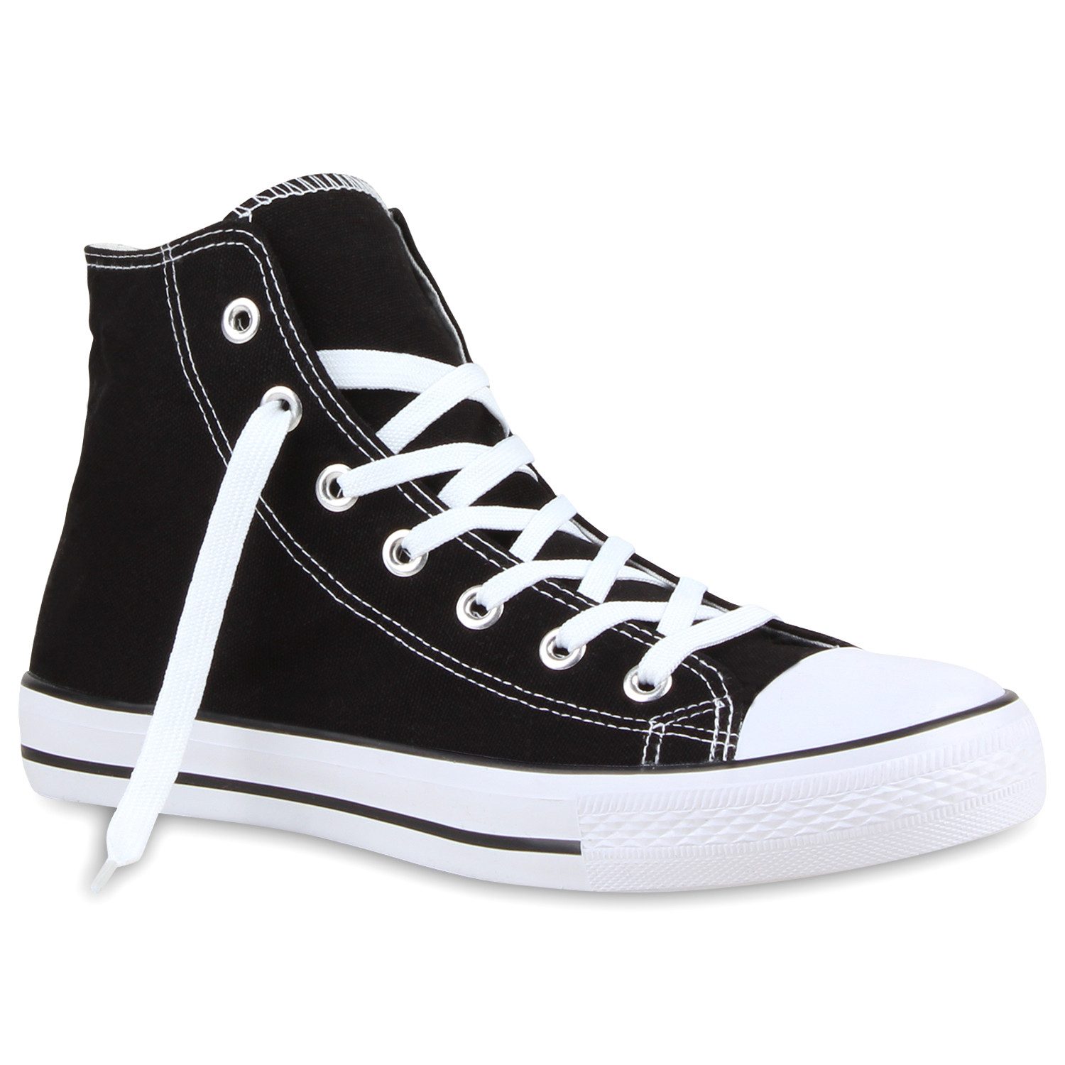 VAN HILL 811382 Sneaker Freizeit Herren Sneakers High Viele Farben & Größen Canvas