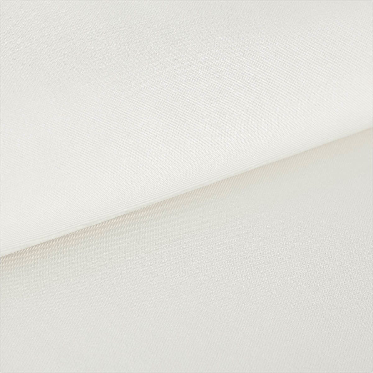 Stoff Vorhangstoff Dekostoff Innsbruck einfarbig weiß 1,6m Breite, made in Germany