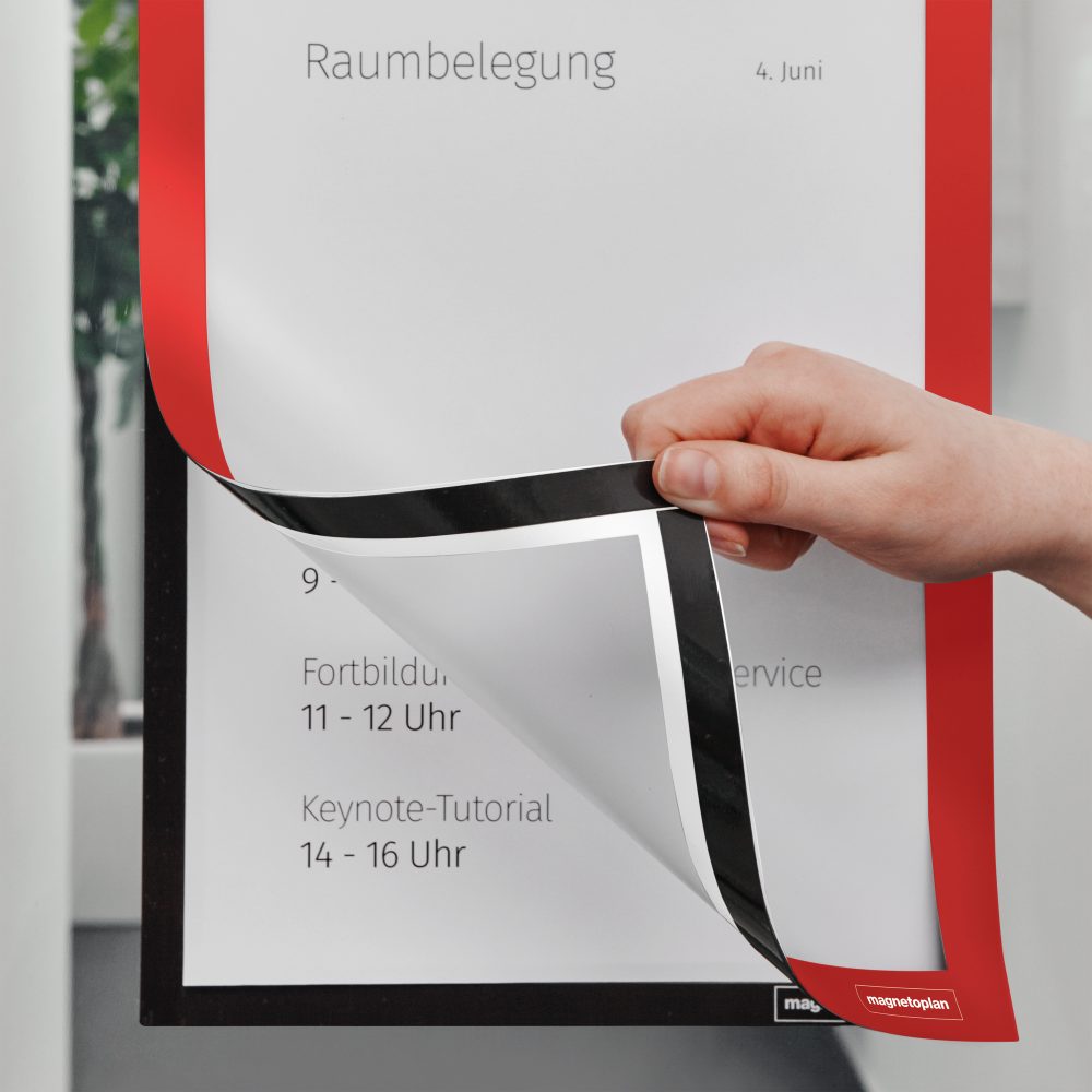 magnetoplan® Hängeregistereinsatz Magnetofix Info-Rahmen, A4, 2 Stk. . (1 St)