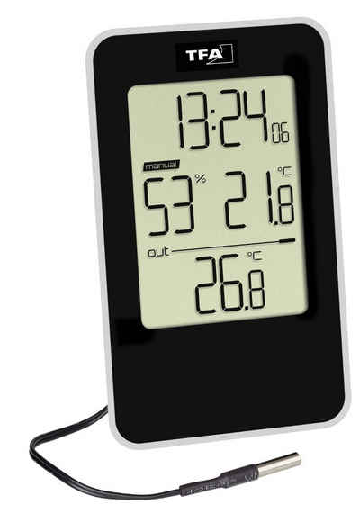 TFA 30.5045 digitales Thermometer Hygrometer Raumklimakontrolle Luftqualität 