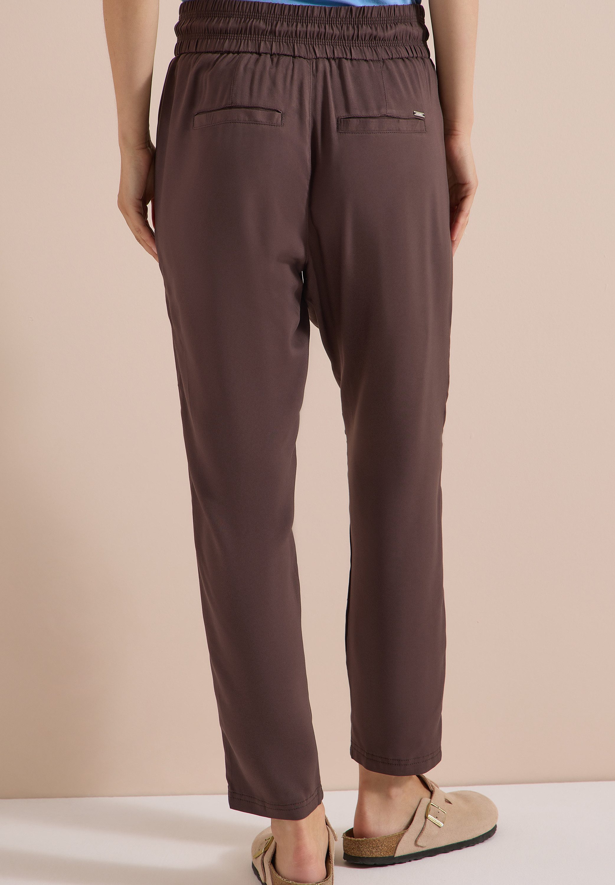 CECIL Jogger Pants Style Chelsea aus Viskose, atmungsaktiv, Loose Fit, schmale Beinform