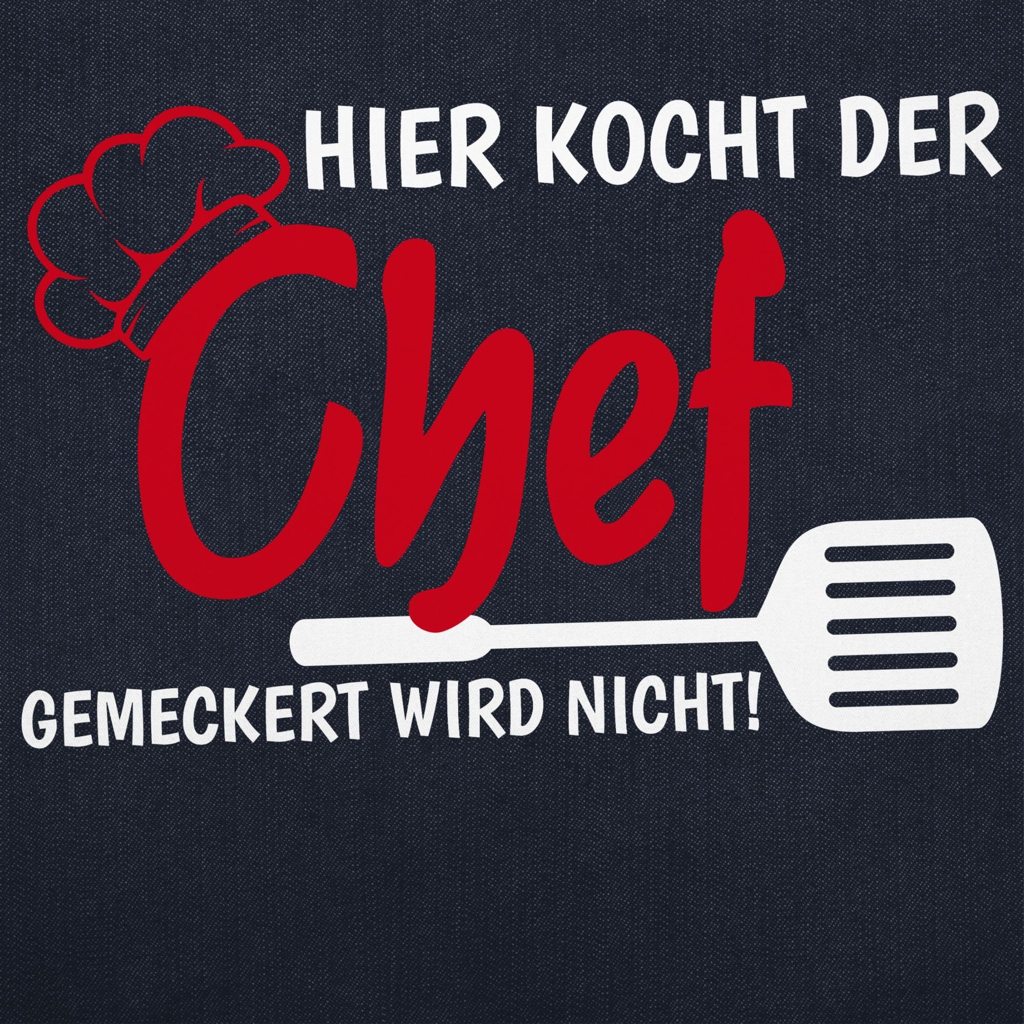 Shirtracer Kochschürze Hier kocht der Chef günstig online kaufen