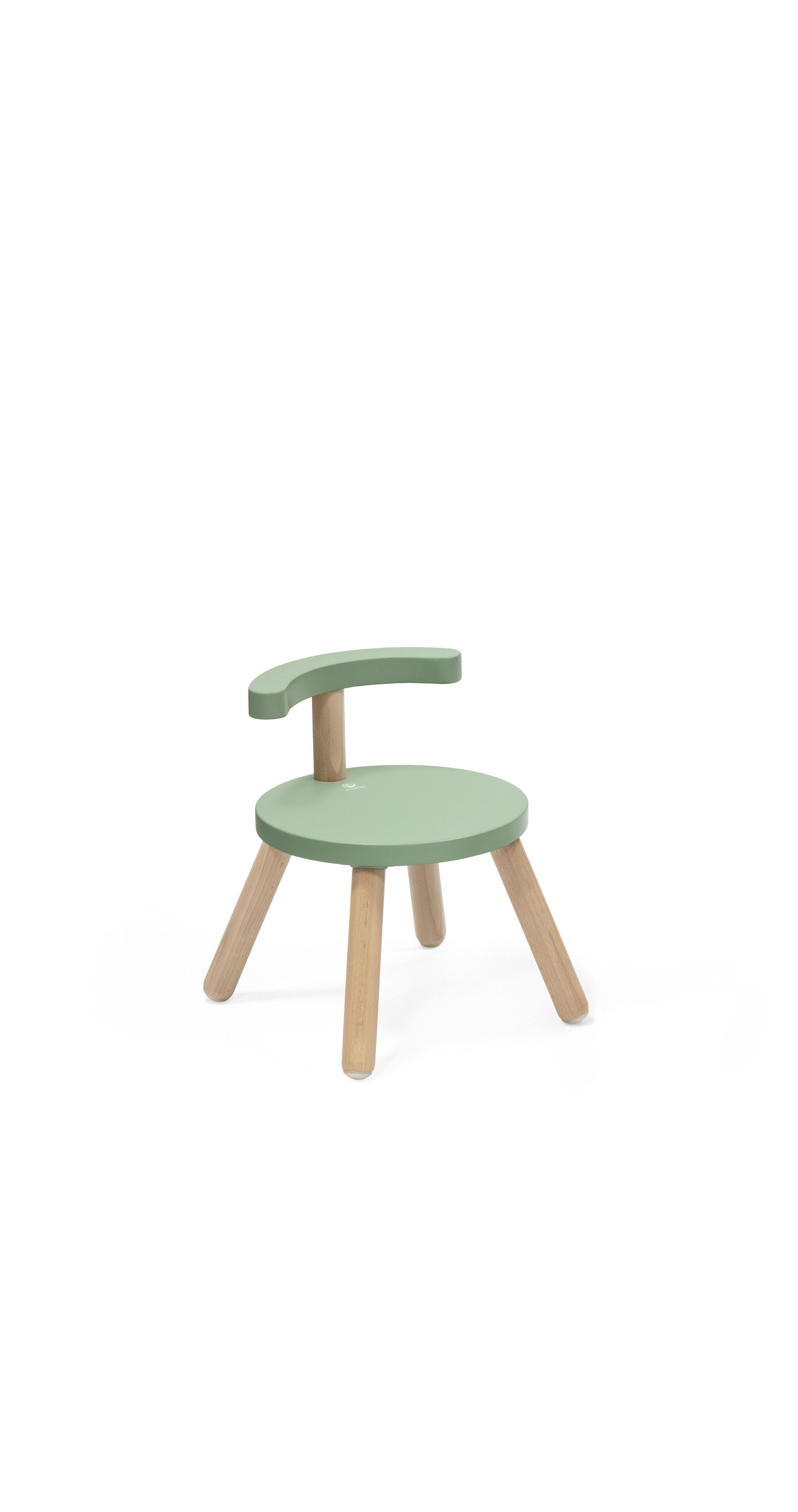 Stokke Kindersitzgruppe MuTable™ Stuhl V2, Kinderstuhl mit flexibler Sitzhöhe, Mit dem Stokke® MuTable™ Spieltisch kompatibel​ Clover Green