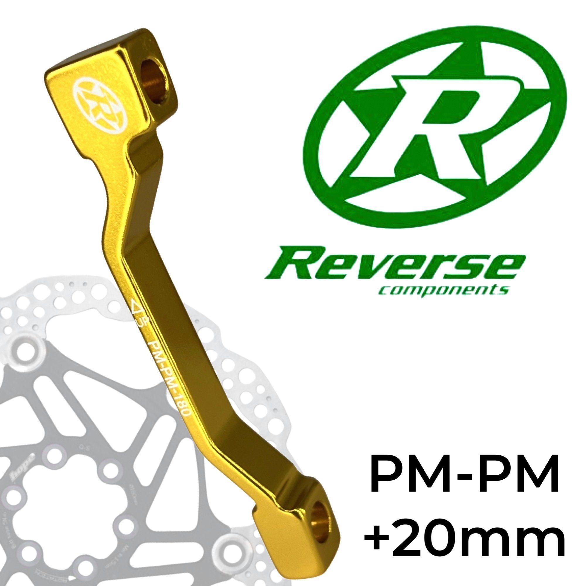 Reverse / 200 / Reverse Adapter Bremsscheiben Scheibenbremse mm 220 180 Fahrrad Gold 203 Ø /