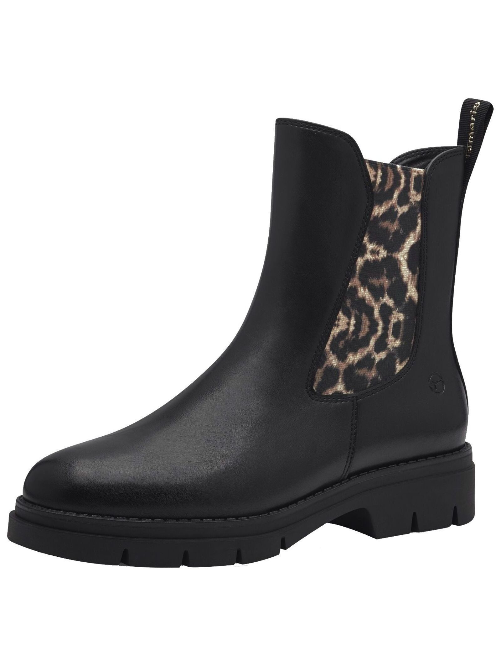 Stiefelette Lederimitat/Textil Stiefelette