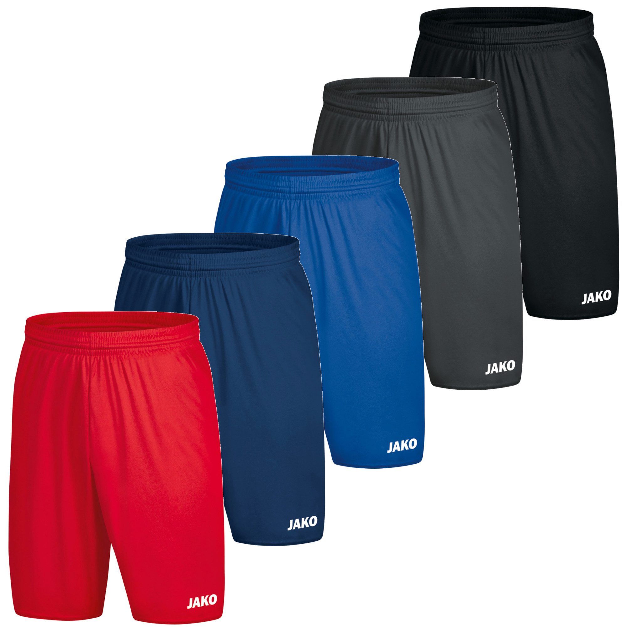 Jako Trainingsshorts Jako Herren Short 5er-Set Sporthose Brasil COR4492