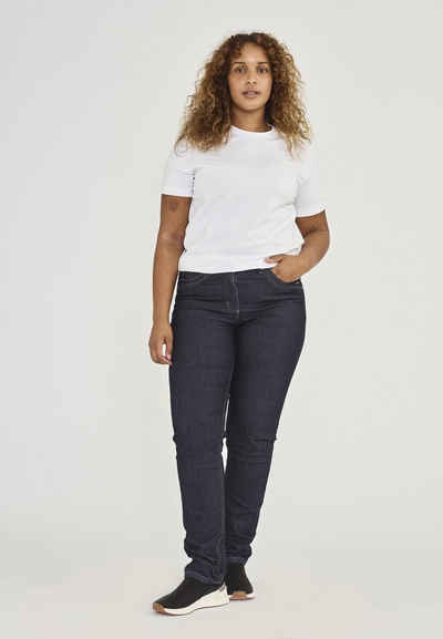 LauRie Straight-Jeans »Charlotte Regular ML« Denim, 5-Pocket Jeans