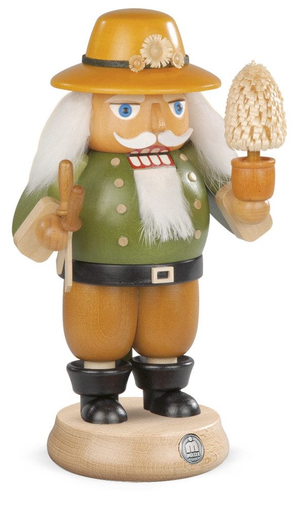 Müller Kleinkunst GmbH Seiffen Nussknacker Müller Nussknacker Gärtner, aus dem Erzgebirge, auf Sockel