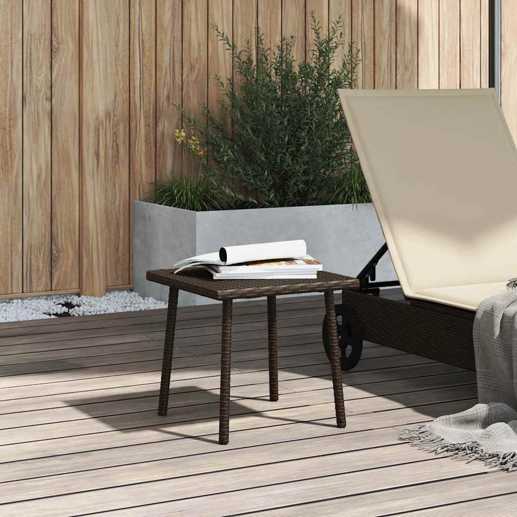 vidaXL Gartentisch Garten-Couchtisch Rechteckig Braun 40x40x37 günstig online kaufen
