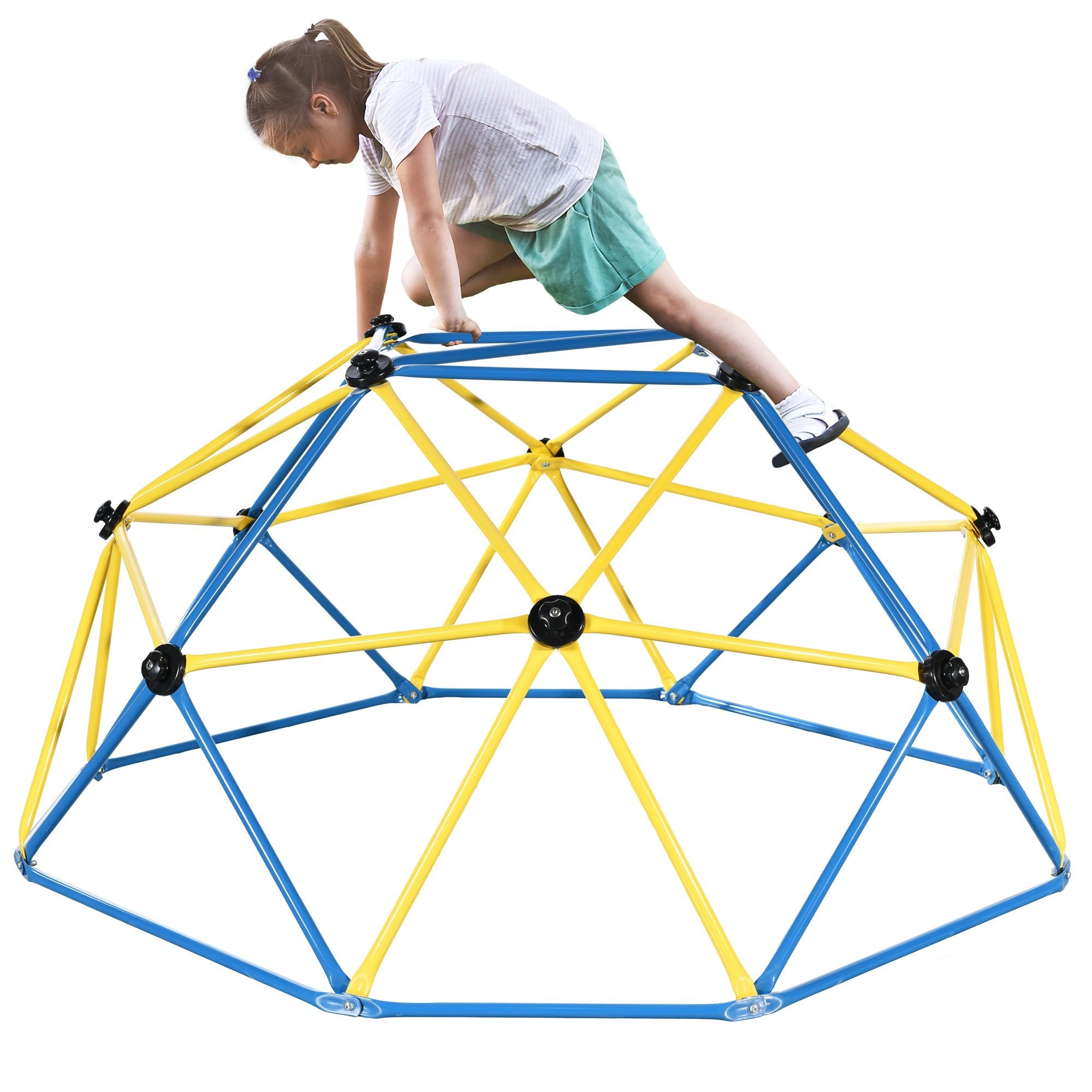 Merax Klettergerüst, in Kuppelform, Ø 183cm Kletterkuppel