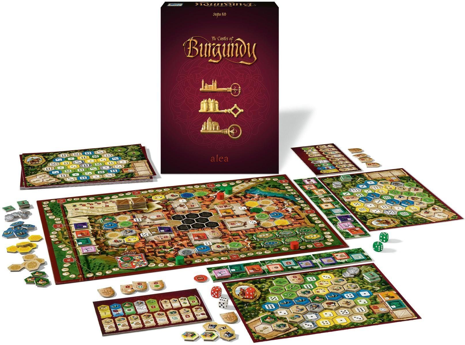 Ravensburger Spiel, alea, The Castles of Burgundy, Made in Europe, FSC® - schützt Wald - weltweit