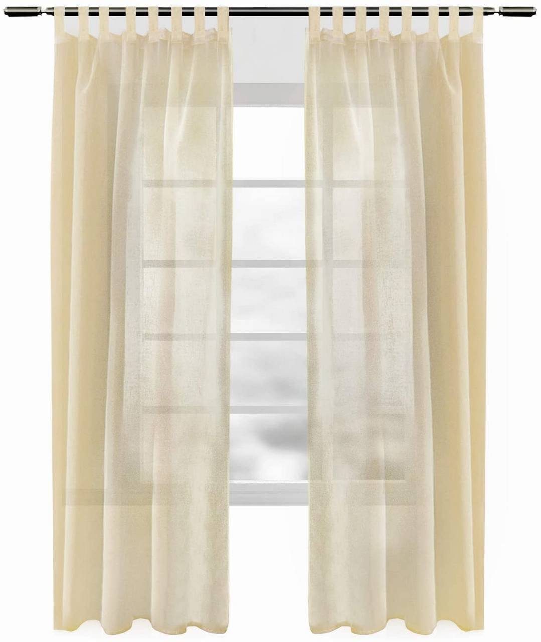 Woltu Gardine, (2 St), transparent, Gardinen günstig online kaufen