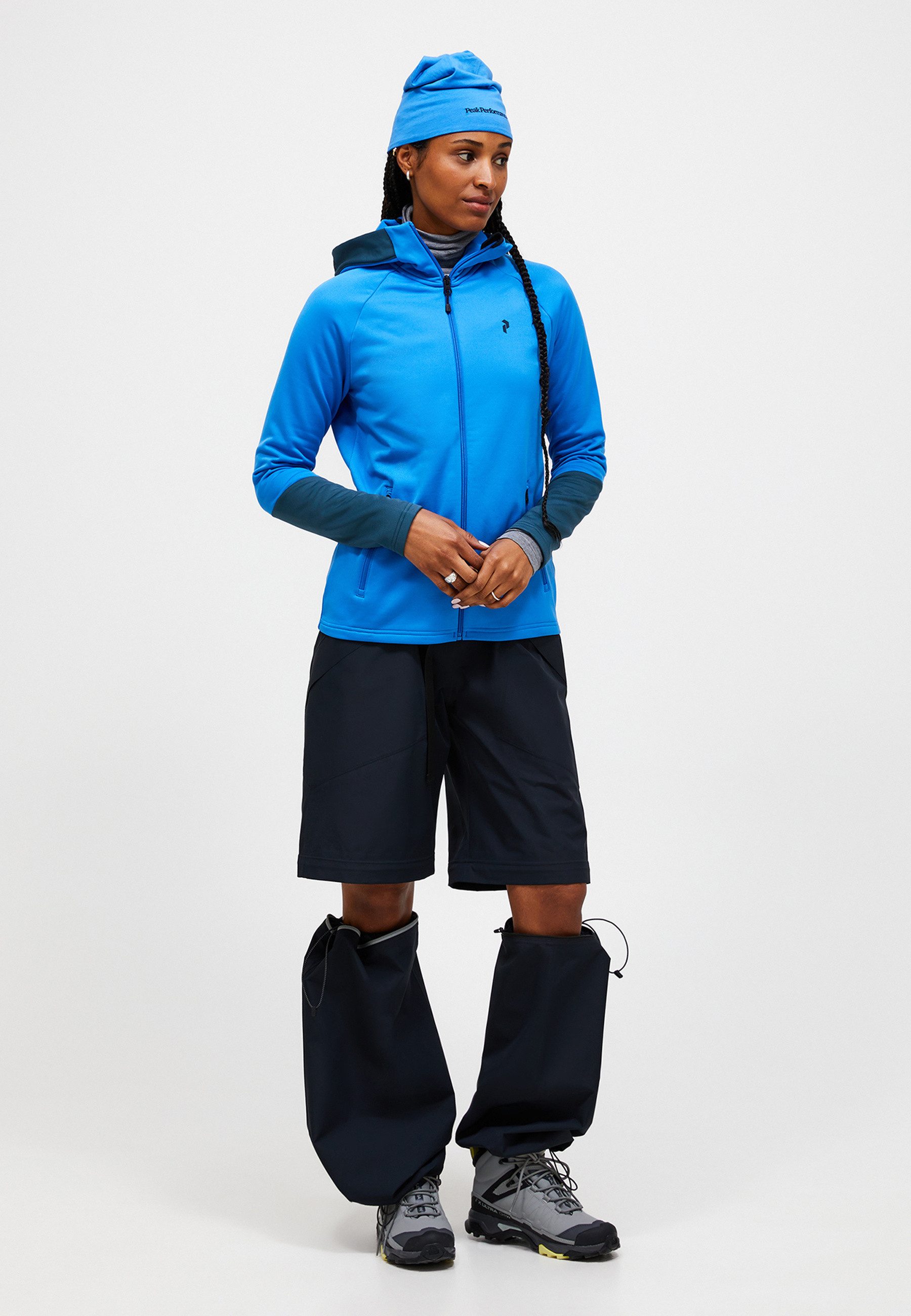 Peak Performance Fleecejacke W Rider Essentials Zip Hood