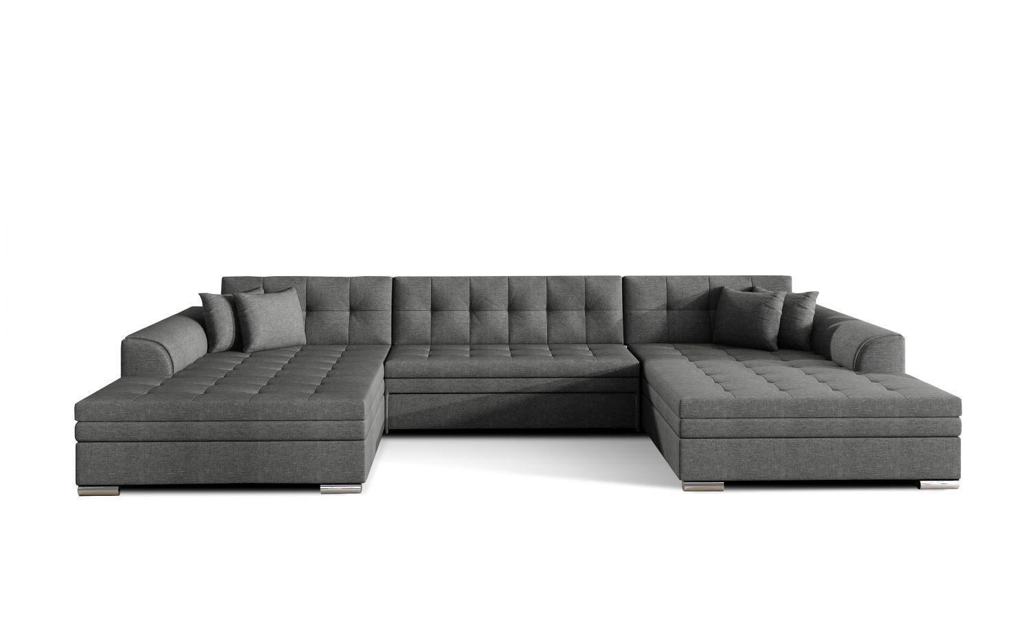 Lukas Möbel Wohnlandschaft Wohnlandschaft Vera mit Schlaffunktion XXL-Sofa in U-Form, mit Bettfunktion