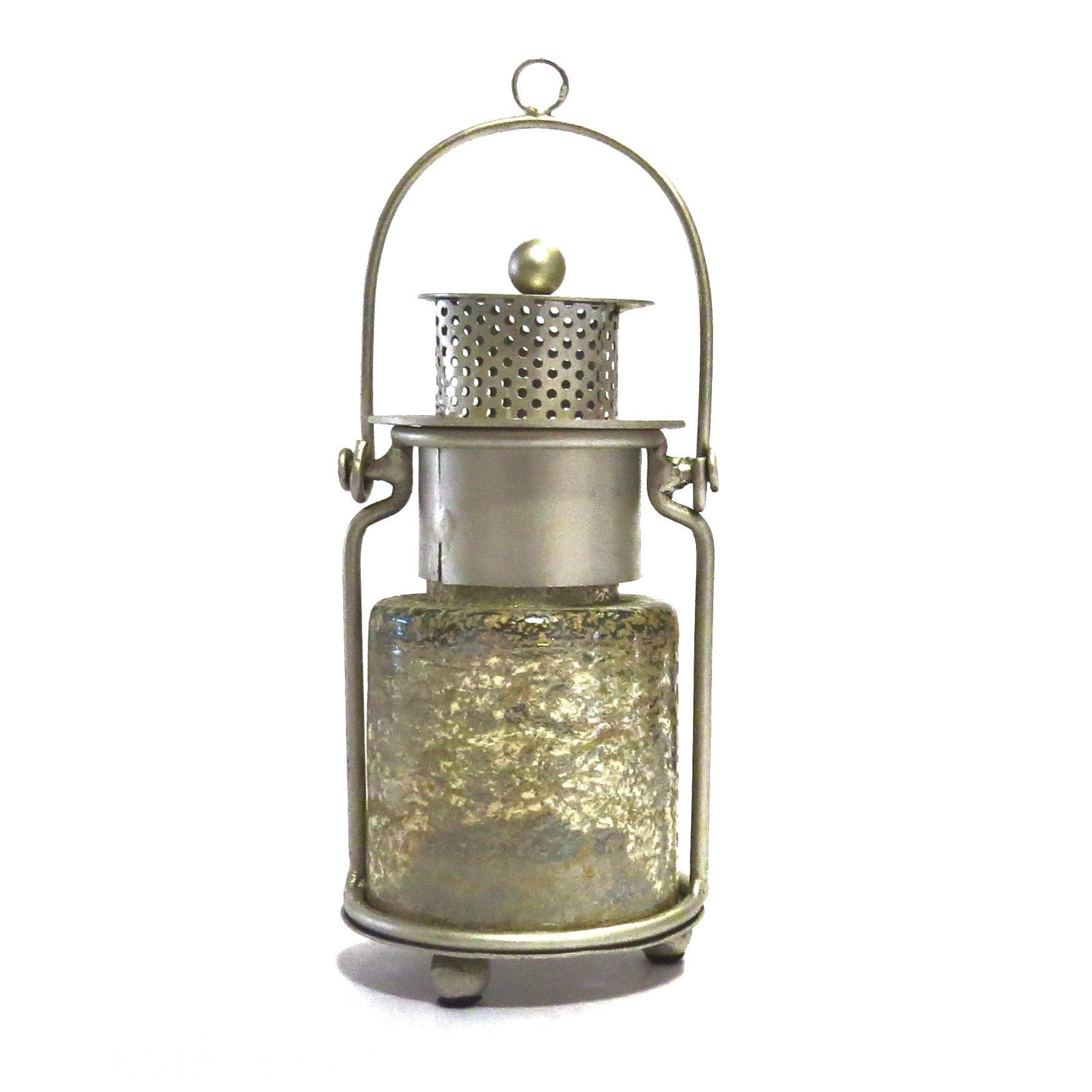 colmore Настольные лампы Настольные лампы Laterne Klein Silber Goldfarben 14 cm