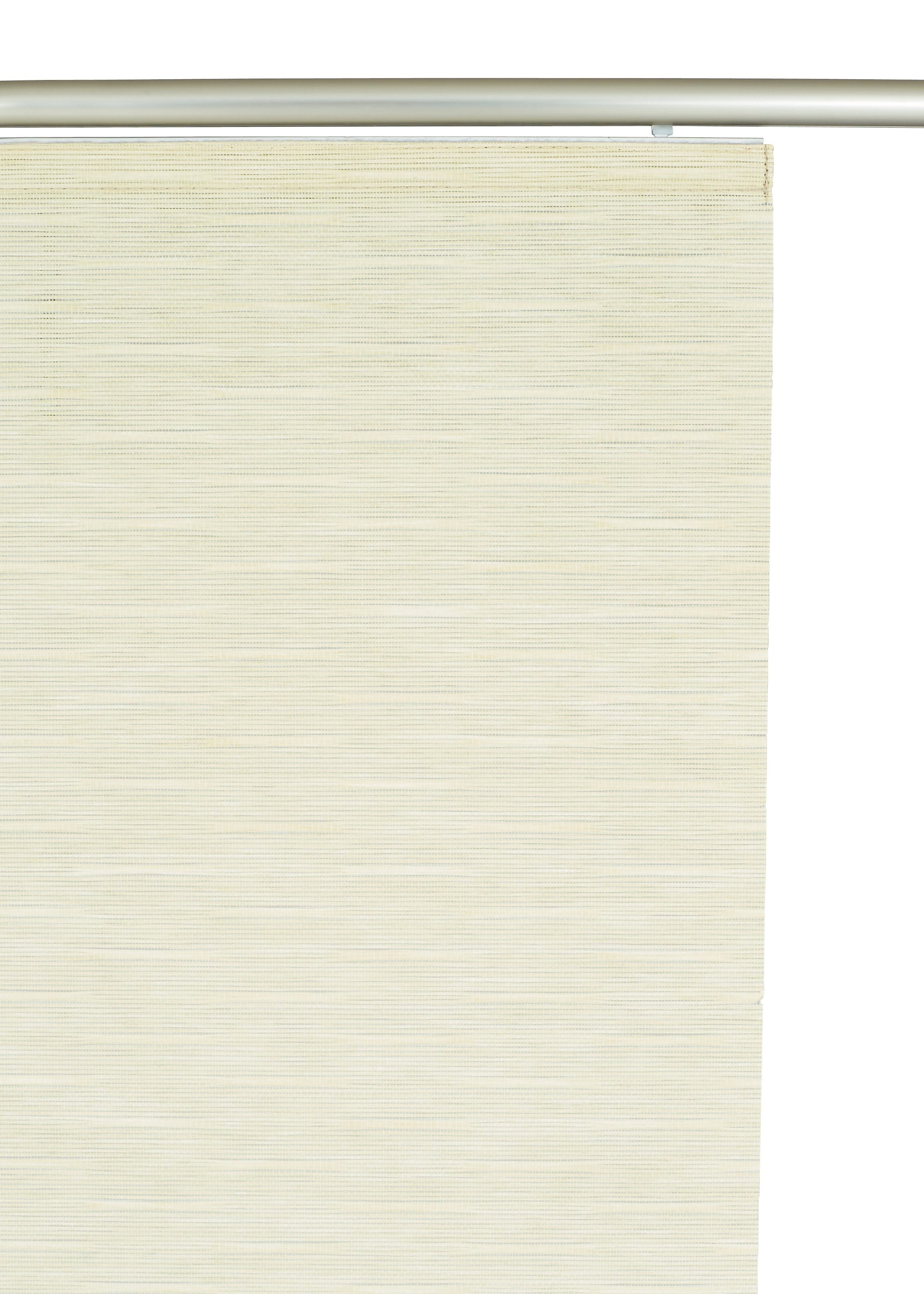 GARDINIA Schiebegardine Flächenvorhang Natur-optik (1 St), Klettband, blick günstig online kaufen