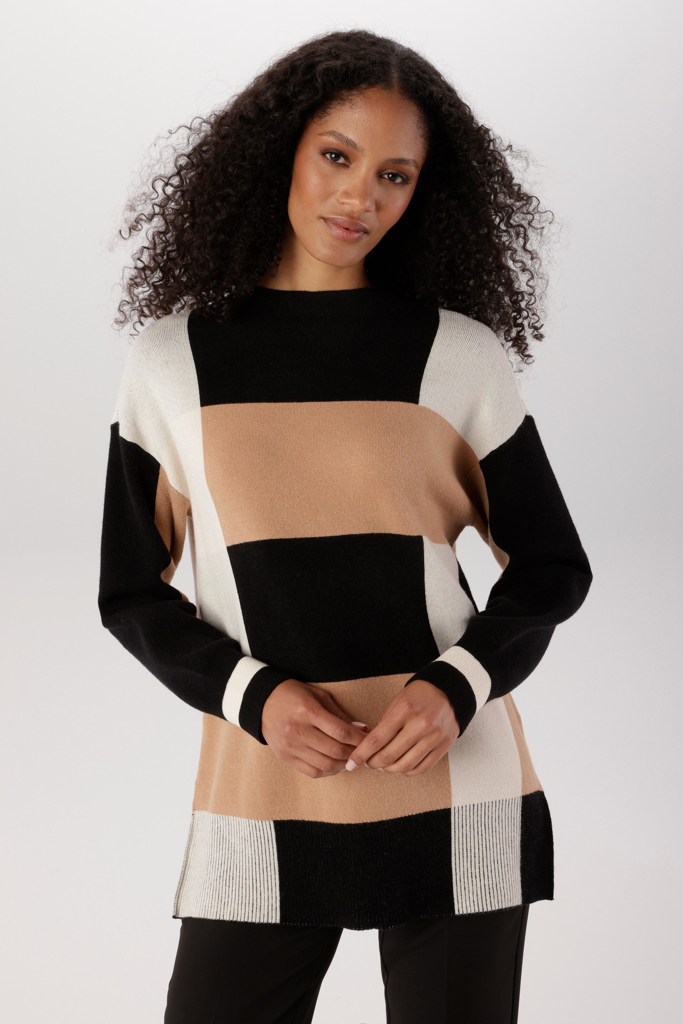 Aniston SELECTED Strickpullover in trendstarker Color-Blocking-Optik allover - NEUE KOLLEKTION. € 39,99, (€ 39,99 pro 1 Stk).