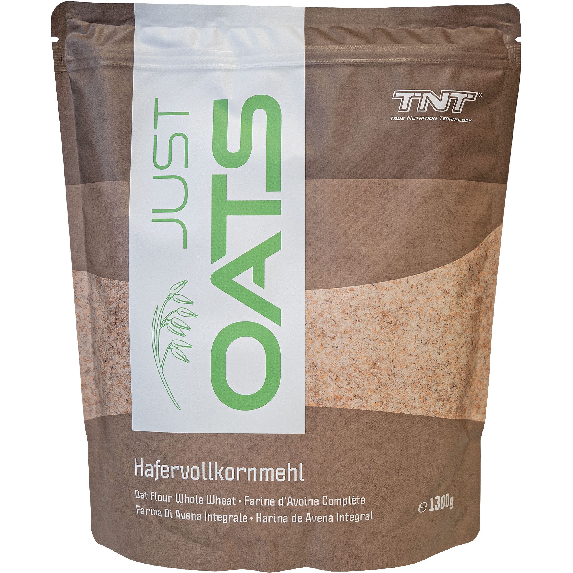 TNT (True Nutrition Technology) Just Oats. Naturprodukt aus reinen Haferflocken. Pulver, 1300 g