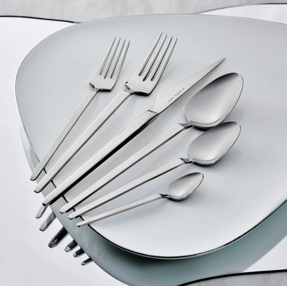 Besteck-Set Karaca New Glacial 84-teilige Elegance Besteckset für 12 Personen