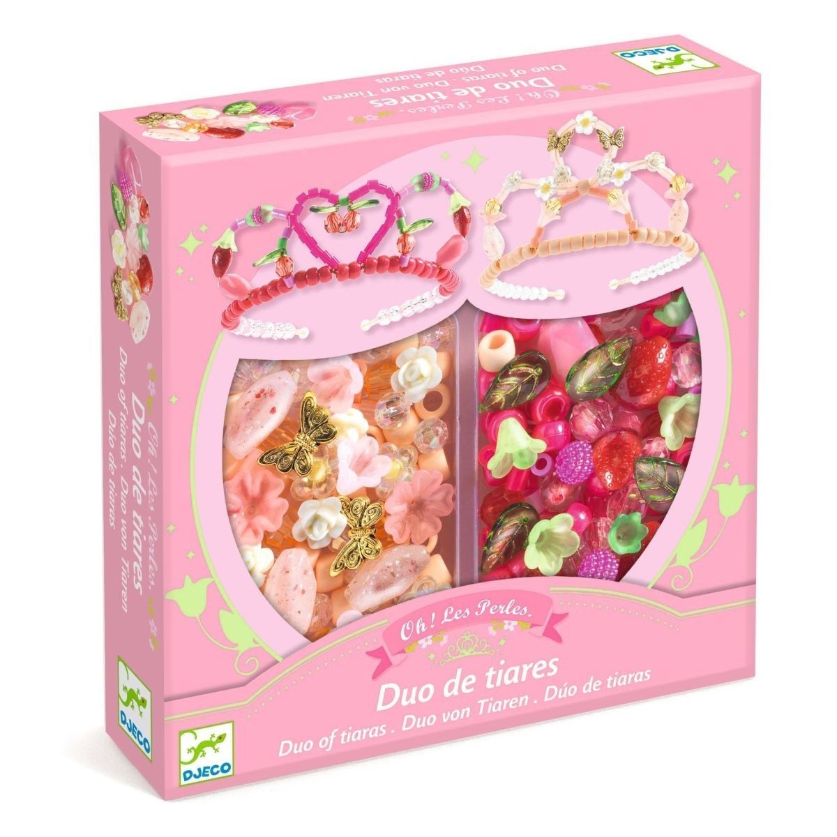 Kreativset Schmuck basteln: Tiaras Rosa Kreativset für Kinder