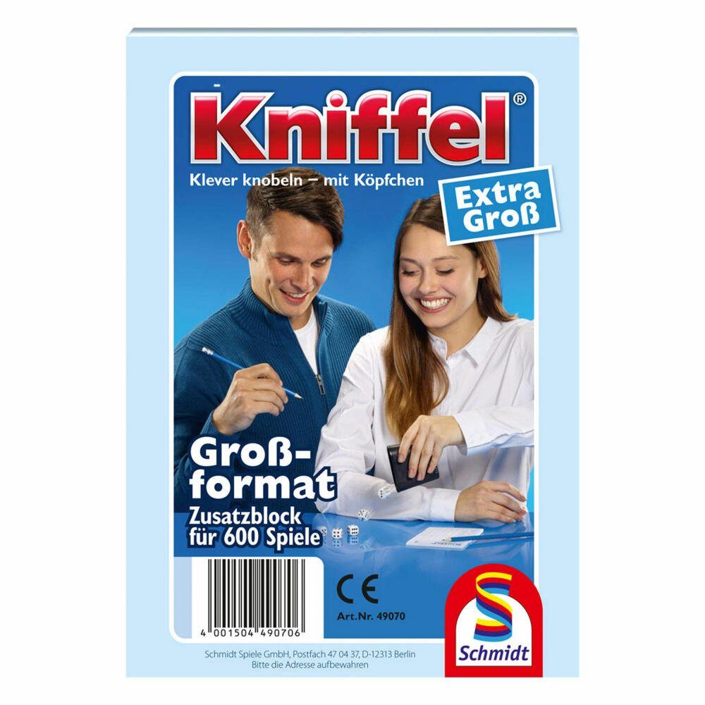 Schmidt Spiele Spiel Großer Kniffelblock