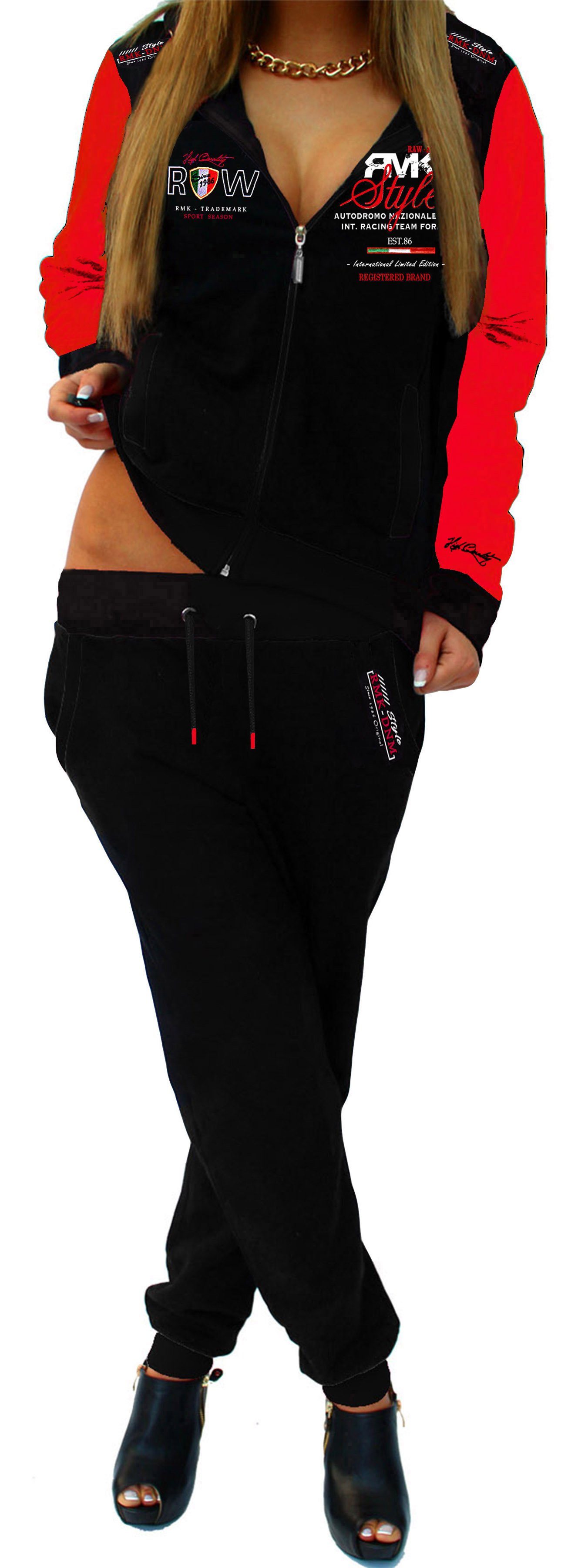 RMK Jogginganzug Damen Jogginganzug Sportanzug Streetwear Fitness Clubwear günstig online kaufen