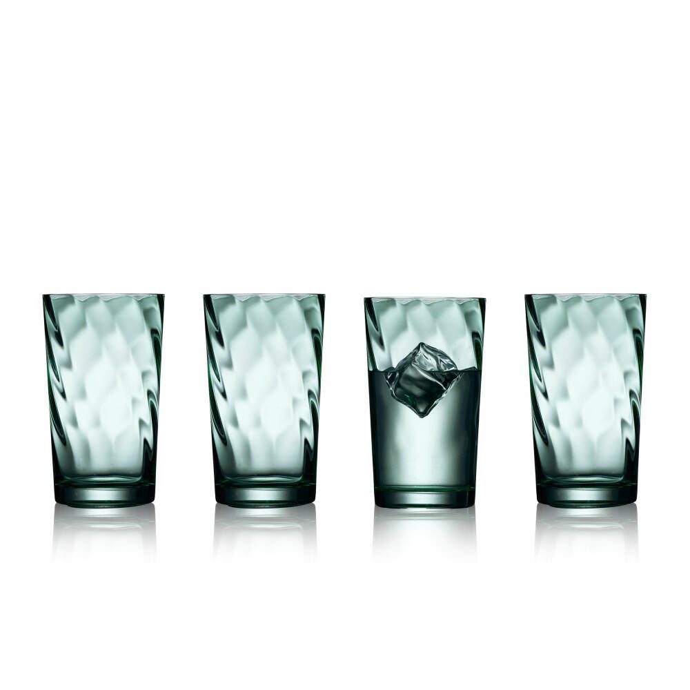 Longdrinkglas Highball Vienna 4er Set, Grün, 450 ml