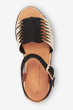 Next Forever Comfort® Flatform-Sandaletten aus Leder Sandale (1-tlg)