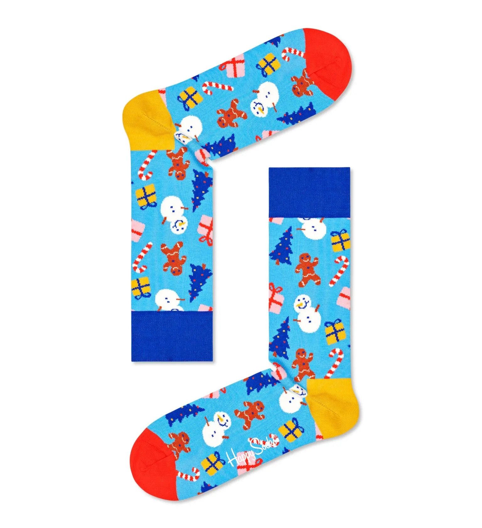 Happy Socks Socken Tagessocke Crew Holiday Time Gift Set multicolor Geschenkbox - 4 Paar