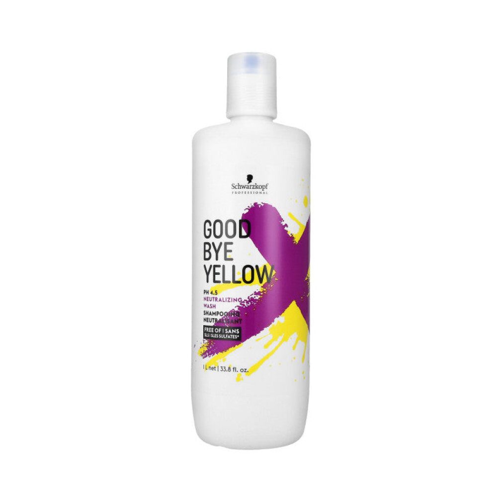Schwarzkopf Haarshampoo PROFESSIONAL GOODBYE YELLOW Farbneutralisierendes Shampoo