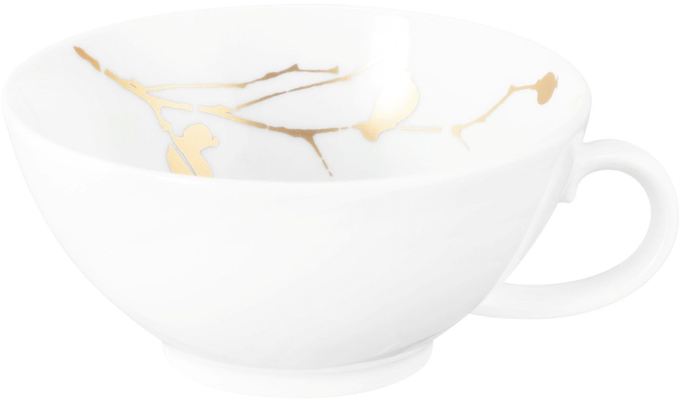 Seltmann Weiden Tasse Liberty - Golden Rose Hip, 1-tlg., Porzellan, Teeobertasse klein 0,14 l