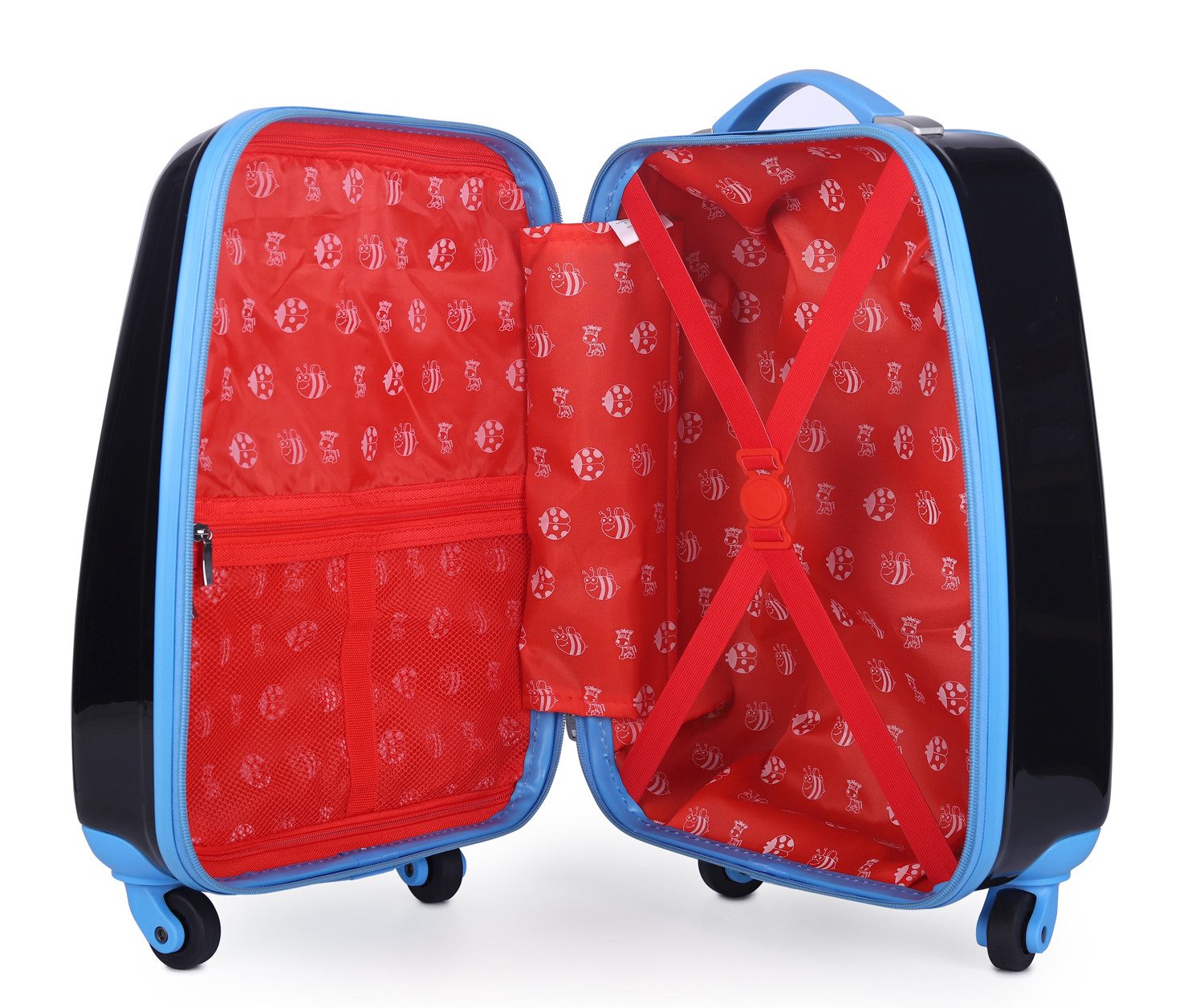 Hauptstadtkoffer Handgepäckkoffer For Kids, 4 Rollen, Handgepäck, 4 Rollen, Teleskopgriff, Kinderkoffer