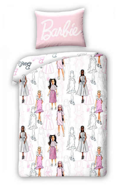 Kinderbettwäsche Barbie Kinderbettwäsche 160 x 200 cm, Barbie