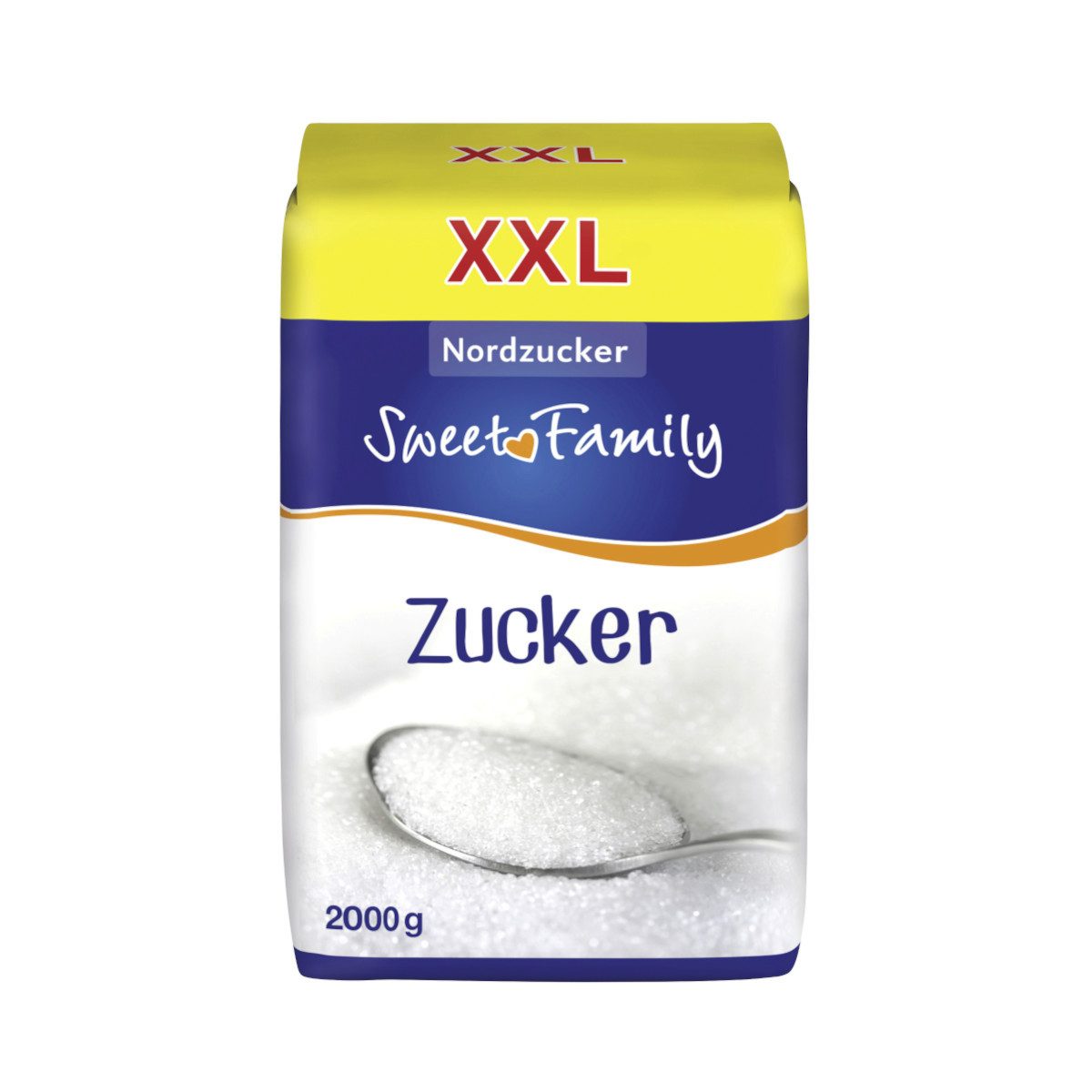 Nordzucker Backzutat, Nordzucker Sweet Family Zucker zum Süßen von Speisen XL 2000g