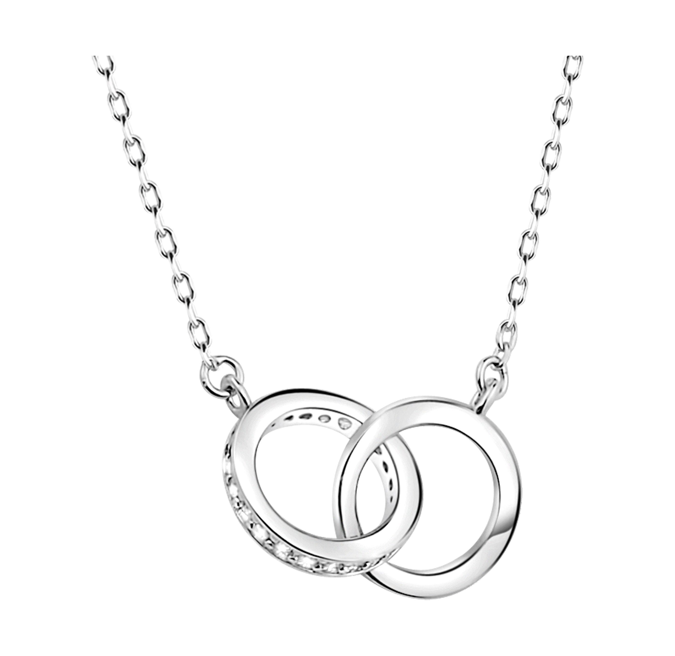 SOFIA MILANI Damen Ohrringe, 925er Silber, Quadratische Steck-Creolen – Vergoldet, Nickelfrei, In Geschenkbox