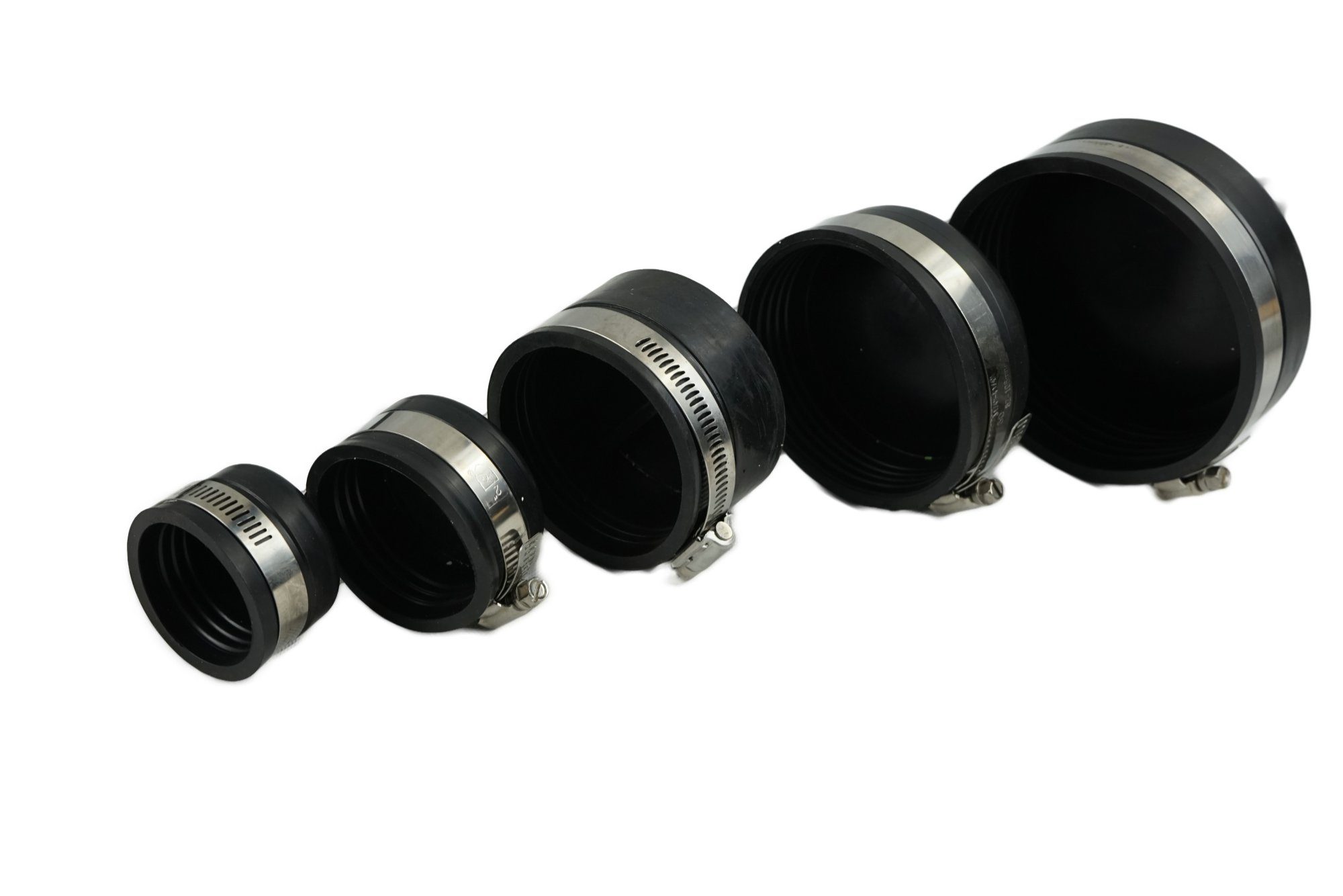 Aquaforte Muffenstopfen Flexible Endkappe 110 mm Fitting für Rohre /Beton,PVC,KG, (Set), Endkappe, 110 mm, 110 mm für 110 mm Rohr, 105-117 MM Spannbereich