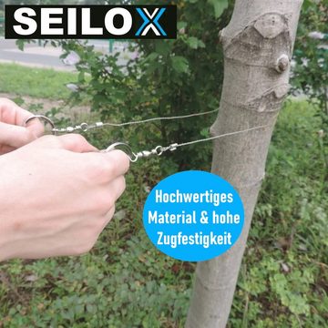 MAVURA Handsäge SEILOX Drahtsäge Handsäge Handkettensäge Seilsäge, Schneidedraht Holz Stahl Metall Mini Säge