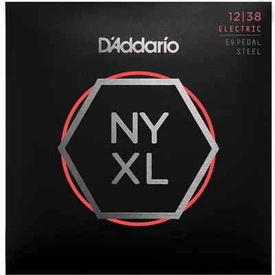 Daddario Saiten, NYXL12-38PS Pedal Steel 12-38 E-9th, Carbon Steel - Saiten