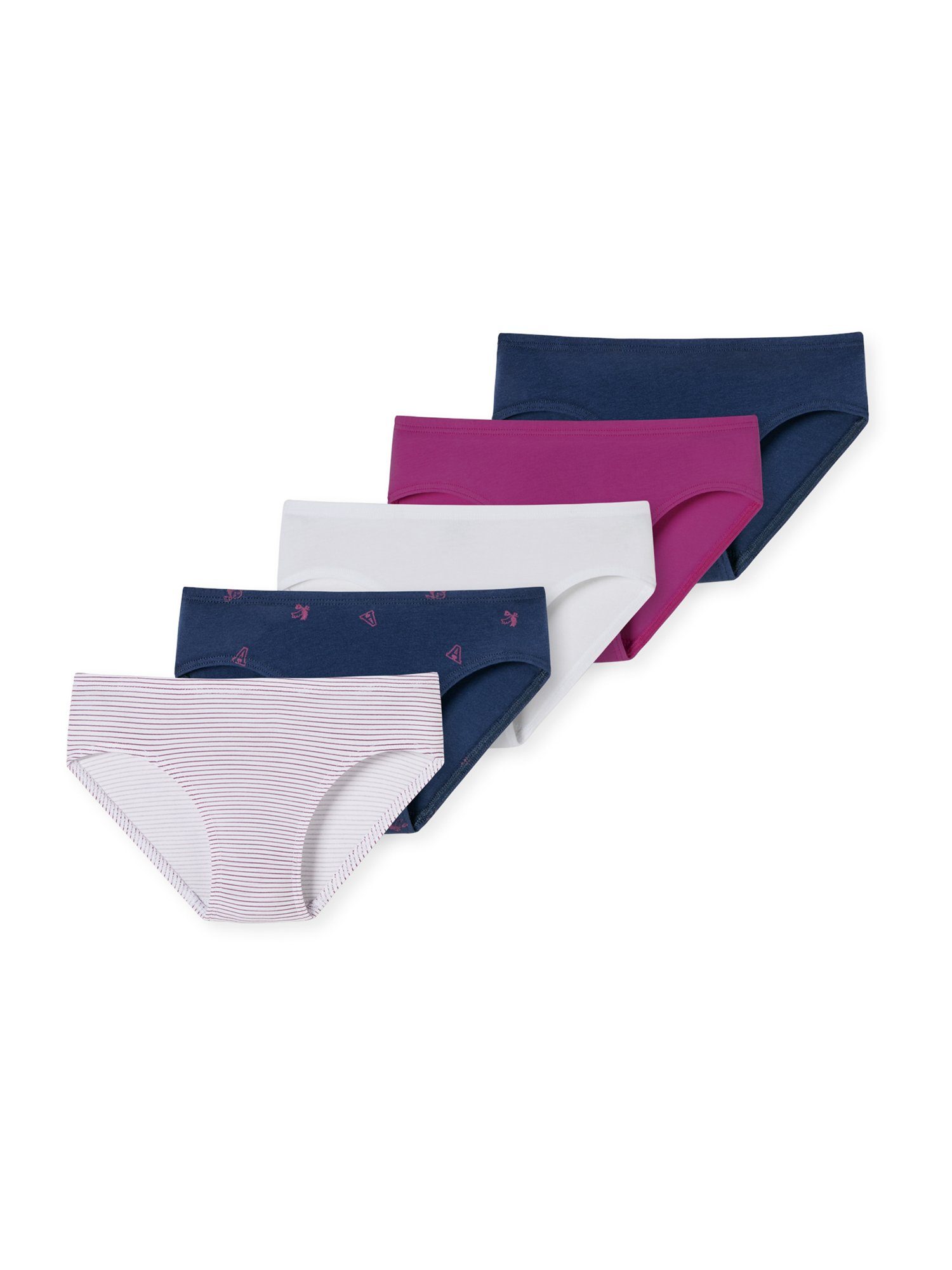 Schiesser Slip 95/5 Organic Cotton (5-St) unterhose unterwäsche basic multicolor | Klassische Slips