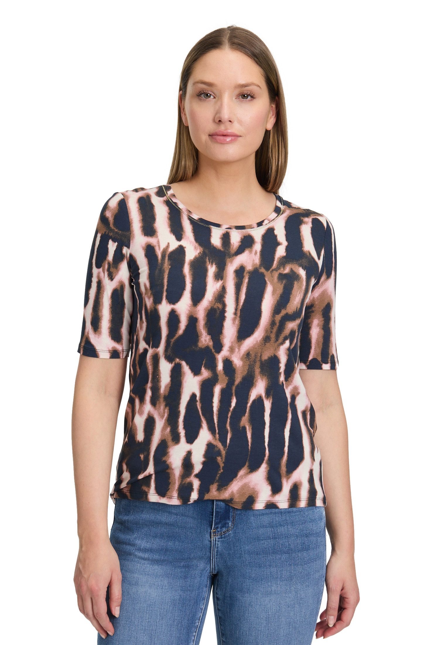 Betty Barclay Kurzarmshirt Damen Printshirt mit Rundhalsausschnitt (1-tlg) günstig online kaufen