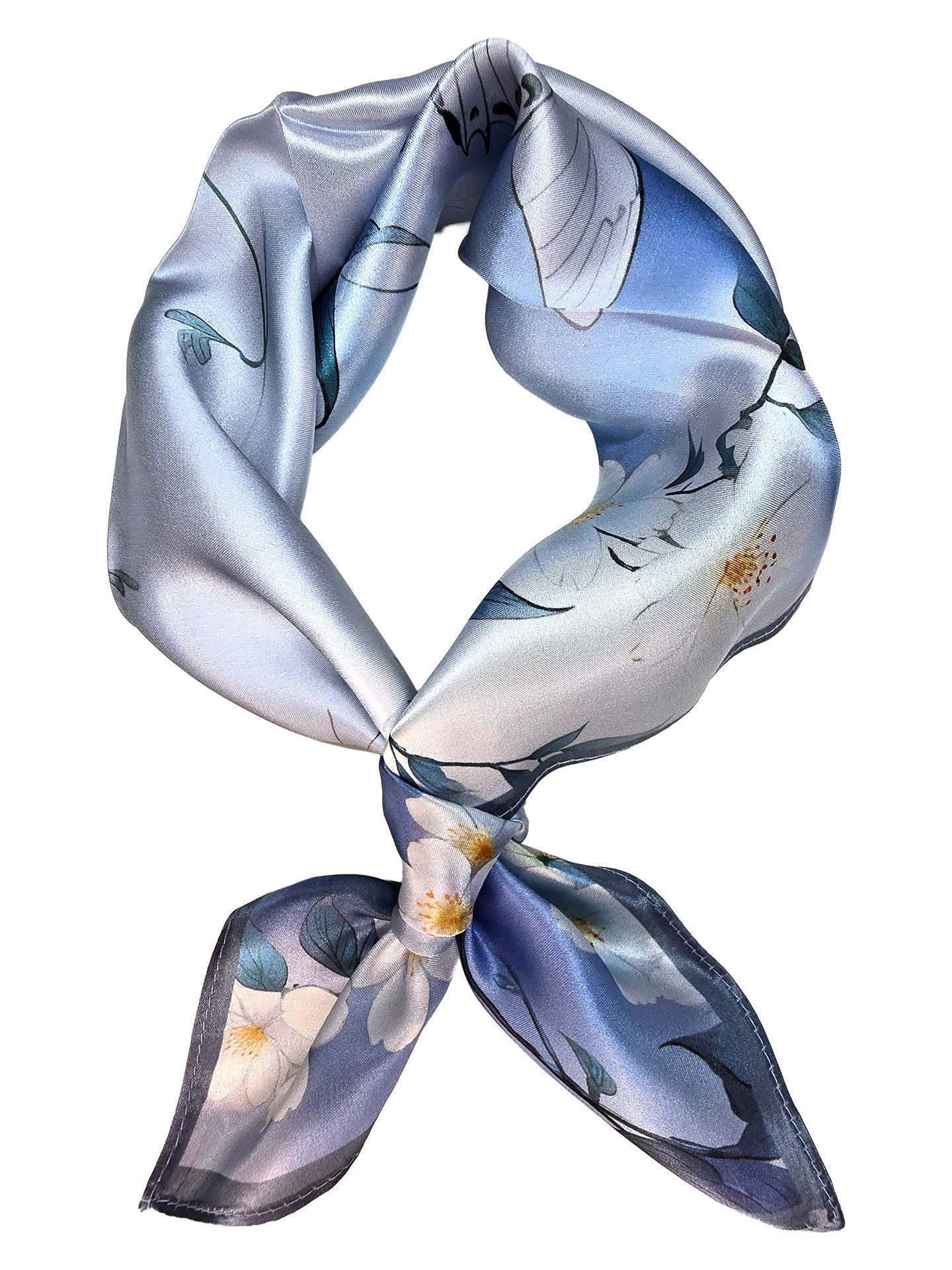 Moschen-Bayern Halstuch Halstuch Damen Nickituch Seidentuch Seidenhalstuch Hellblau