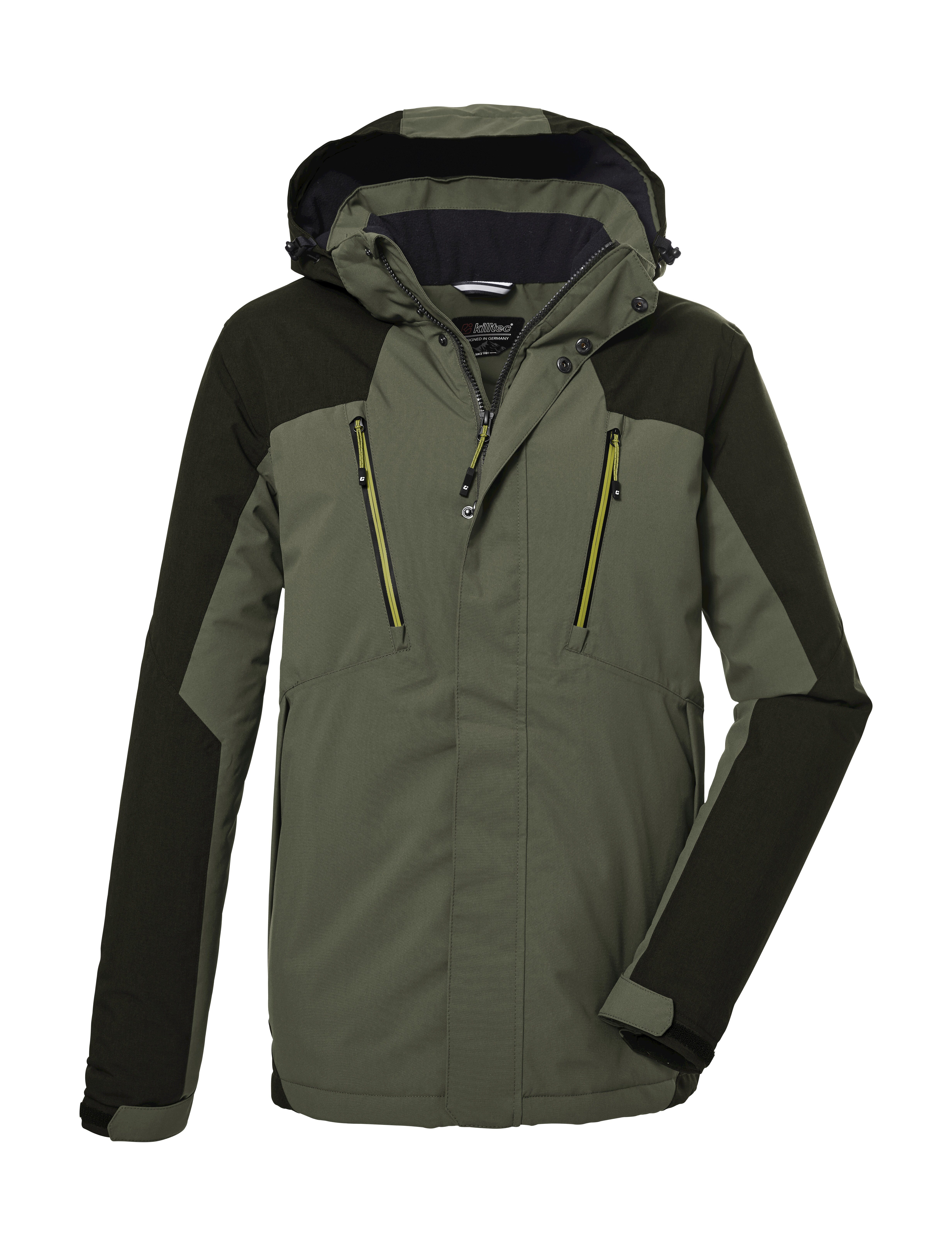 Killtec Outdoorjacke KOW 25 MN JCKT Wasserabweisende, winddichte Herrenjacke mit abnehmbarer Kapuze