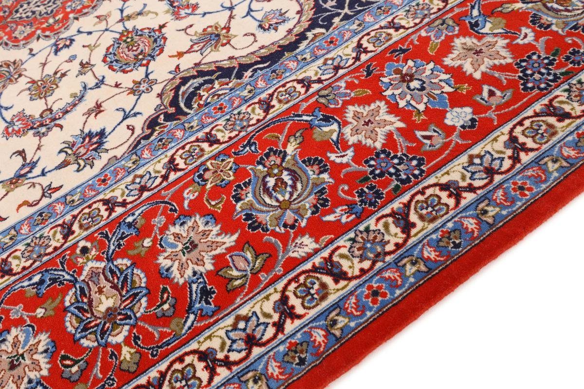 Handgeknüpfter rechteckig, Trading, Isfahan Höhe: Orientteppich, 6 Nain 151x221 mm Seidenkette Orientteppich