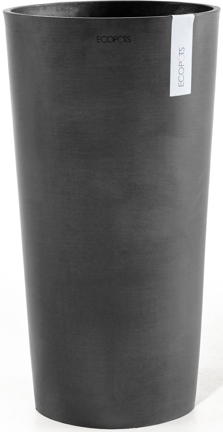 ECOPOTS Blumentopf AMSTERDAM HIGH Dark Grey, BxTxH: 41x41x76 cm