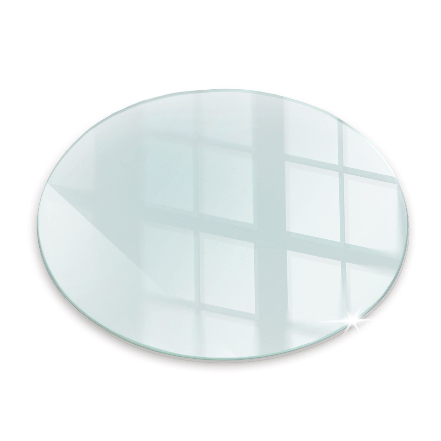 Tulup Bodenschutzplatte Runde Glasplatte für den Kaminofen, Kamin Dekoratio günstig online kaufen