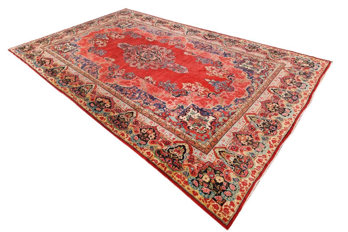 Handgeknüpfter rechteckig, Orientteppich Trading, / 12 Orientteppich 356x546 mm Höhe: Nain Mahal Perserteppich,